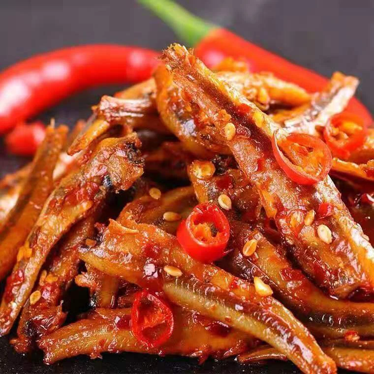 巧娃香辣休闲小鱼仔香辣小鱼干毛毛鱼休闲小吃即食鱼干解馋小零食