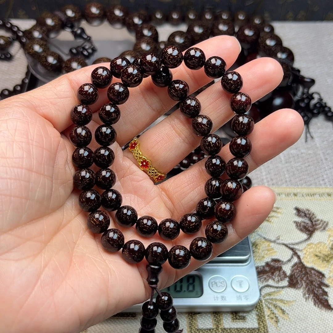 星***品檀香紫檀（小叶紫檀）0.8 手持 爆星