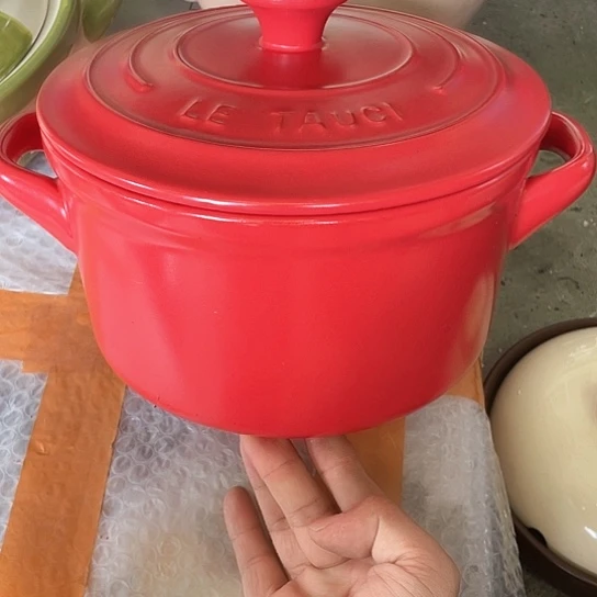 盘外贸单1个陶瓷陶瓷砂锅