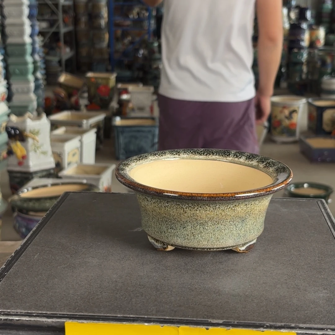 一风堂石湾花盆 内口12*5