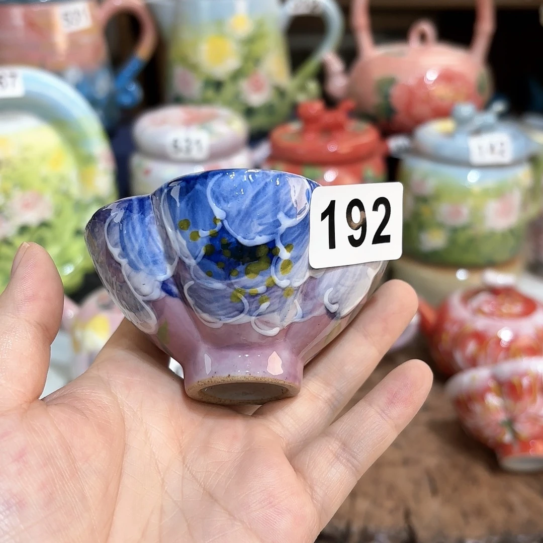 景德镇手绘高温釉下彩陶瓷茶具