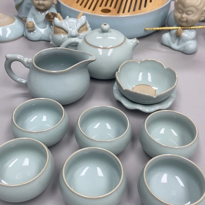 瓷天青色赵琳老师十件套