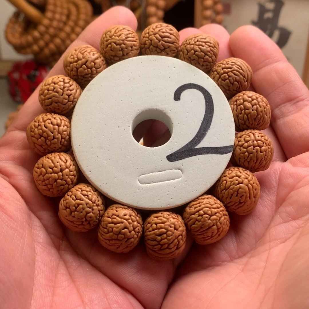 桃核手串【雨花石】1.9桃核手串