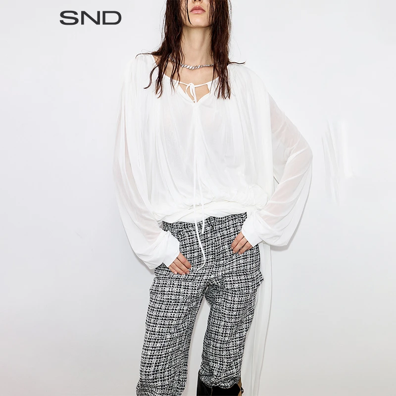 【WEARABLE EVENT 设计师品牌】SND AW25 堆褶结构上衣女款