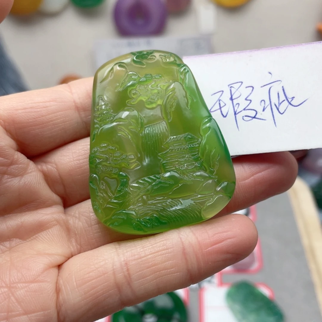 玛瑙/玉髓颈饰合金夜*