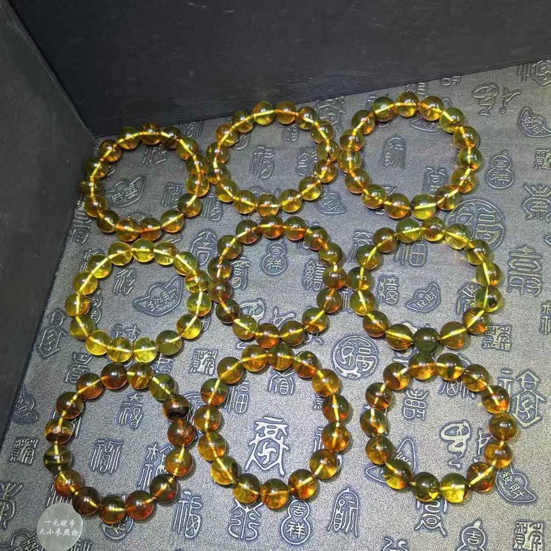 卡14左右-琥珀手串-配盒配灯-多样性发货只发一件