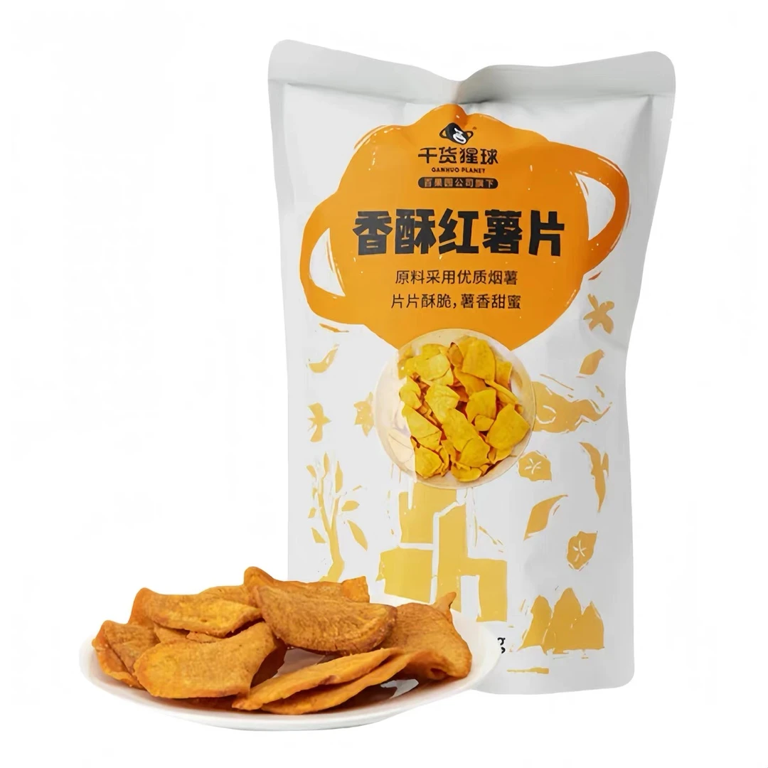百果园红薯片干货猩球酥脆非油炸地瓜干脆网红儿童健康零食袋装