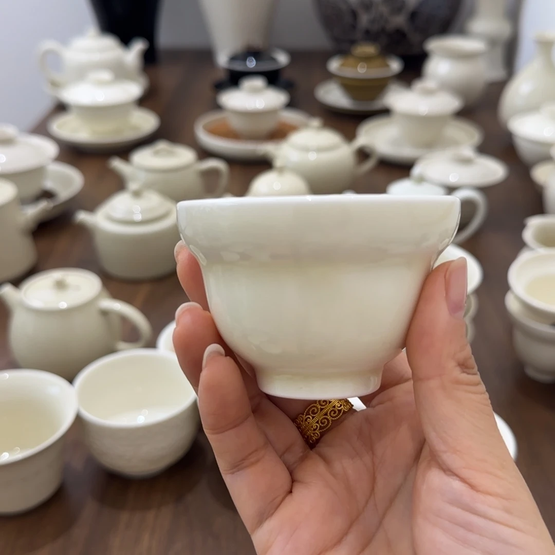 微瑕福禄杯釉厚不带礼盒