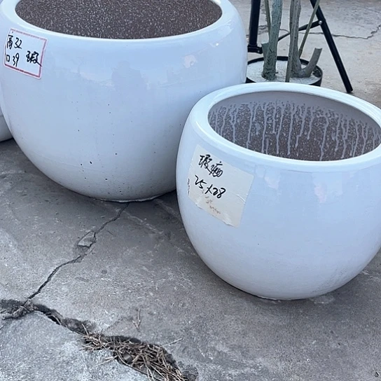 红陶陶瓷花盆默认瑕疵