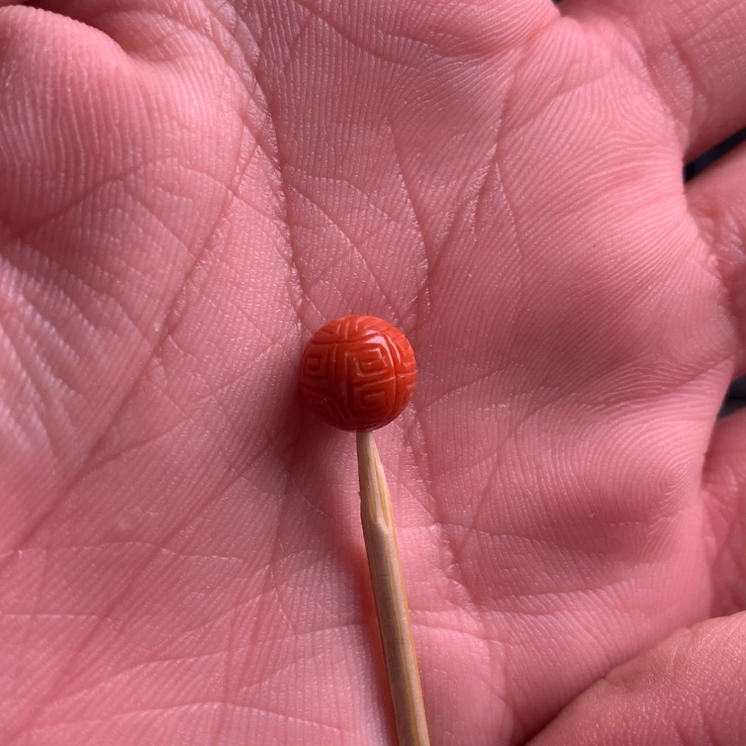 南红玛瑙圆珠回纹9未镶嵌