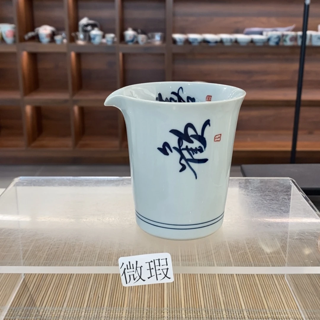 釉下彩老陶泥手工绘制