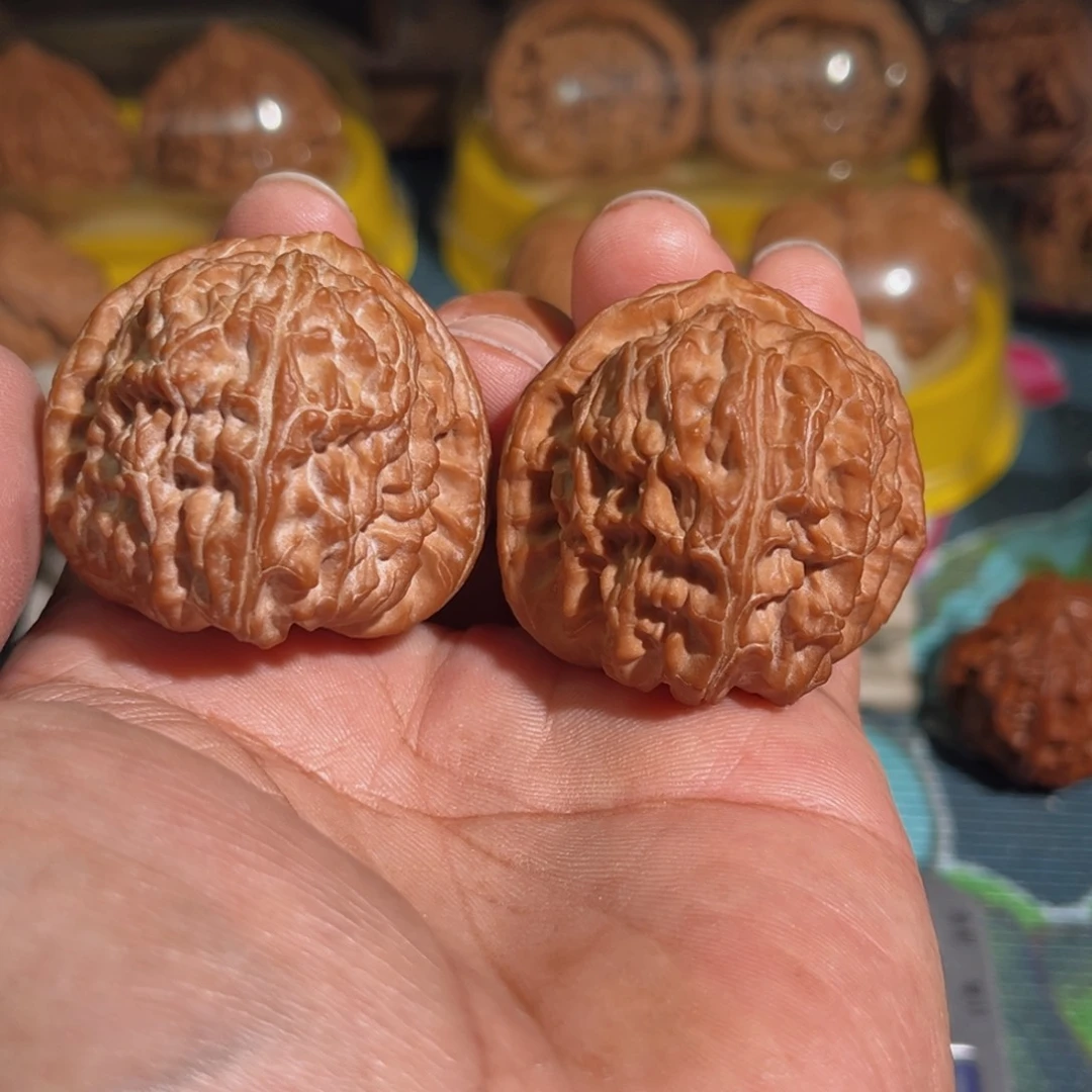 缘***创吊坠文玩核桃白狮子40