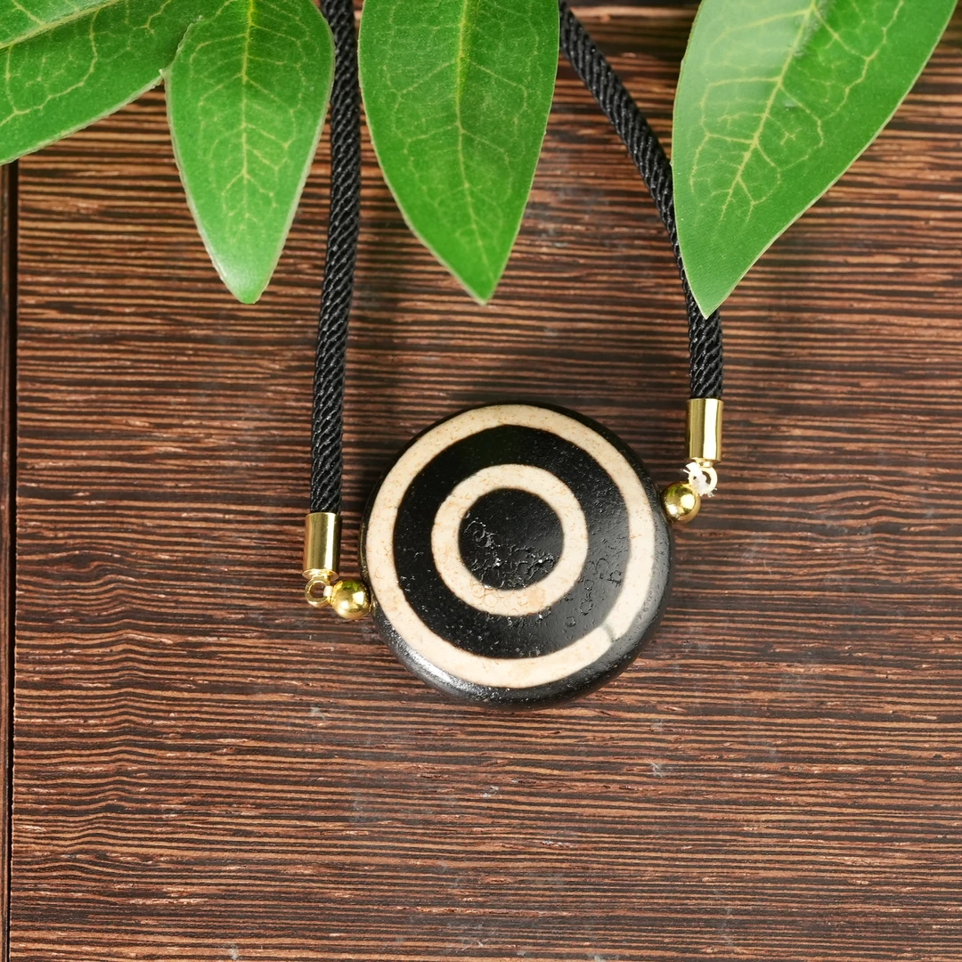 二十世纪镶蚀玛瑙板珠【古珠精选】AAJLC250206025多样性发货