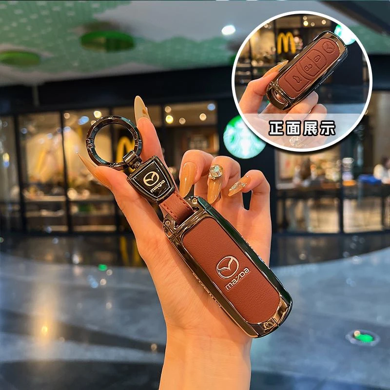 马自达cx5钥匙套cx4马自达3昂克赛拉cx50阿特兹cx30全包扣壳金属