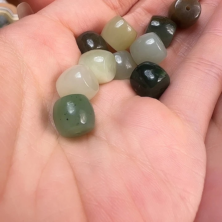 和田玉珠子未镶嵌瑷*