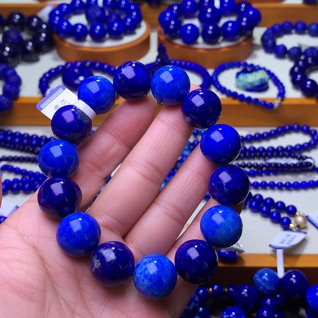 用***7青金石未镶嵌手串15m特惠捡漏7055