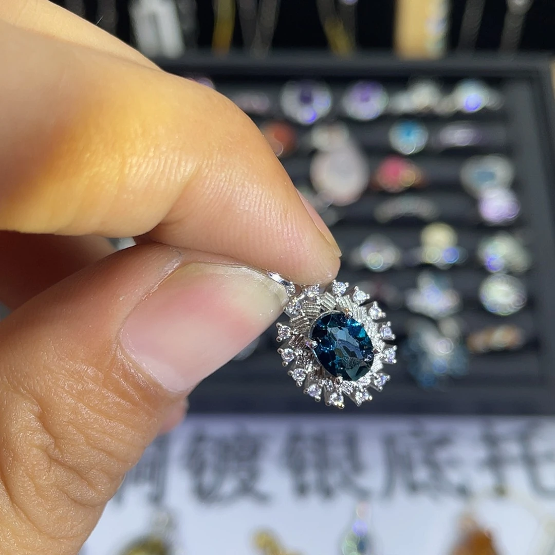 紫晶珠宝半成品未镶嵌