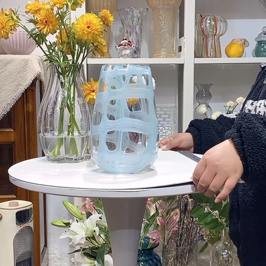 原色口8.5高22.5花瓶