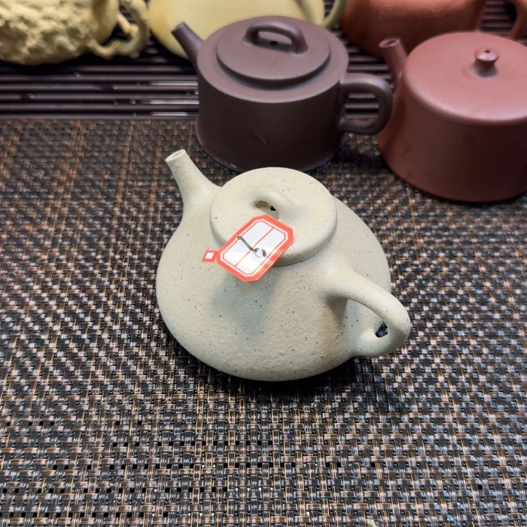 茶壶紫砂6号紫砂壶子冶石瓢瑕