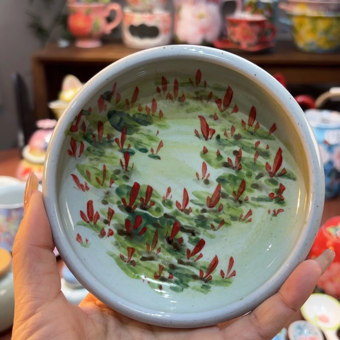 景德镇手绘高温釉下彩陶瓷茶具