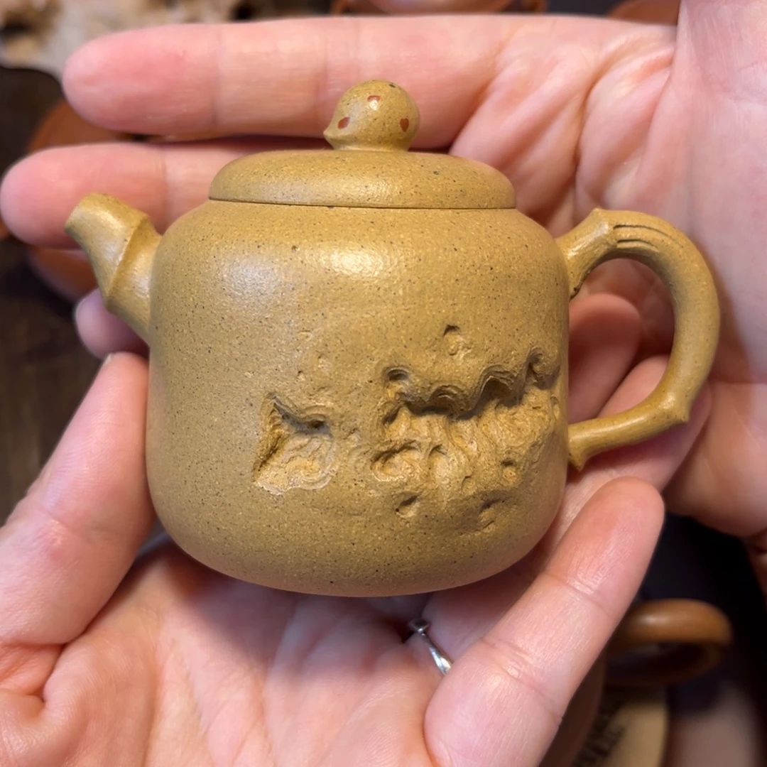 紫砂茶壶宜兴紫砂茶具半手工制作工艺