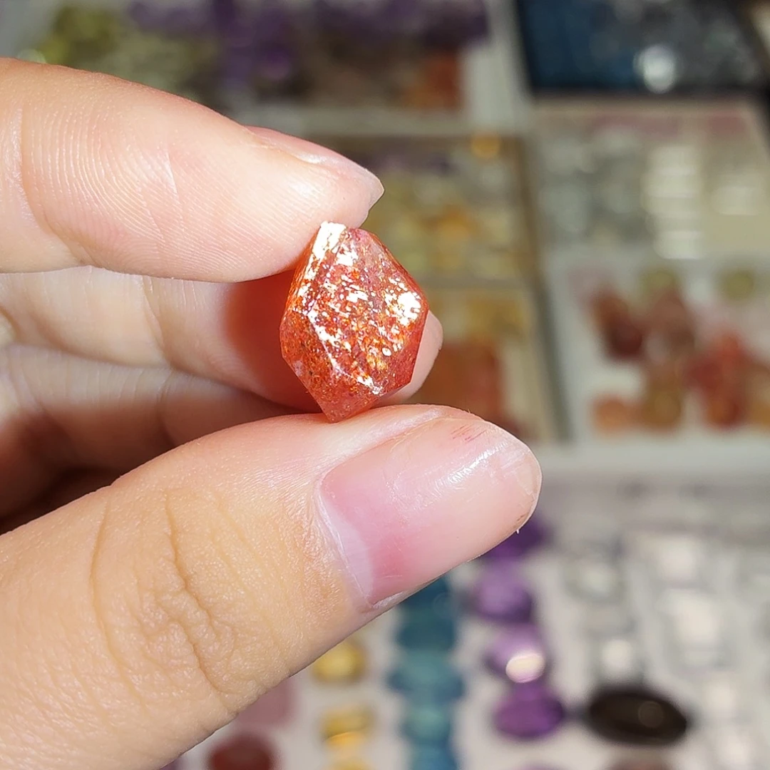 未镶嵌吊坠(不含链)水晶金太阳 随形 打孔定制不退换