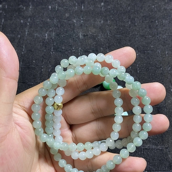 未镶嵌定制翡翠翡翠珠链