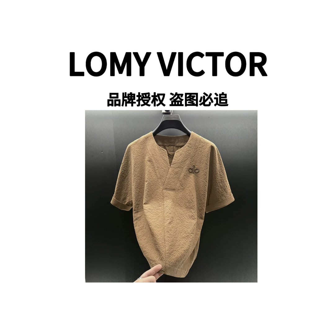 LOMY VICTOR欧洲站夏季新款潮奢时尚短袖男NZN2285