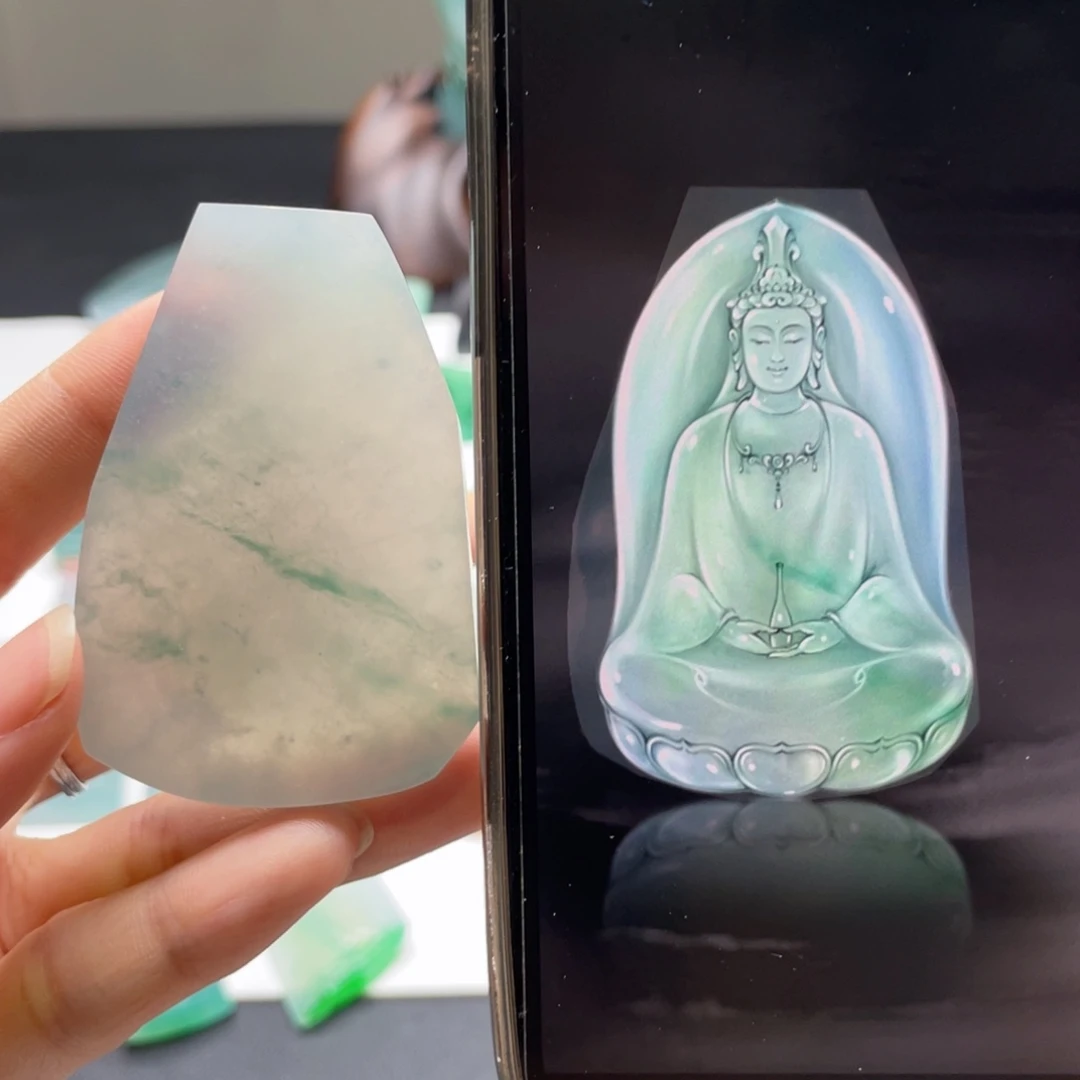 定制翡翠未镶嵌包工