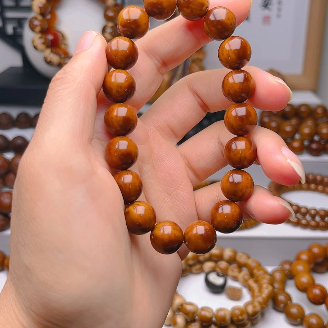 紫金鼠手串紫金鼠光珠三花精品