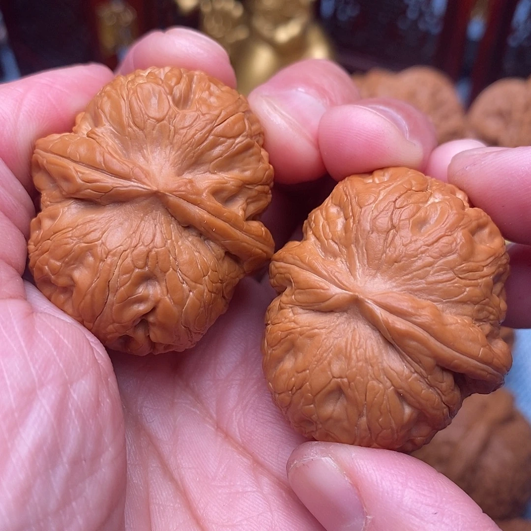 文玩核桃把件毕业全品元宝39尺