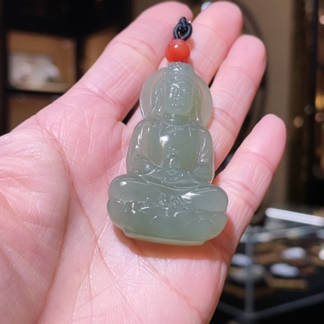 【闪购商品】和田玉颈饰未镶嵌观音