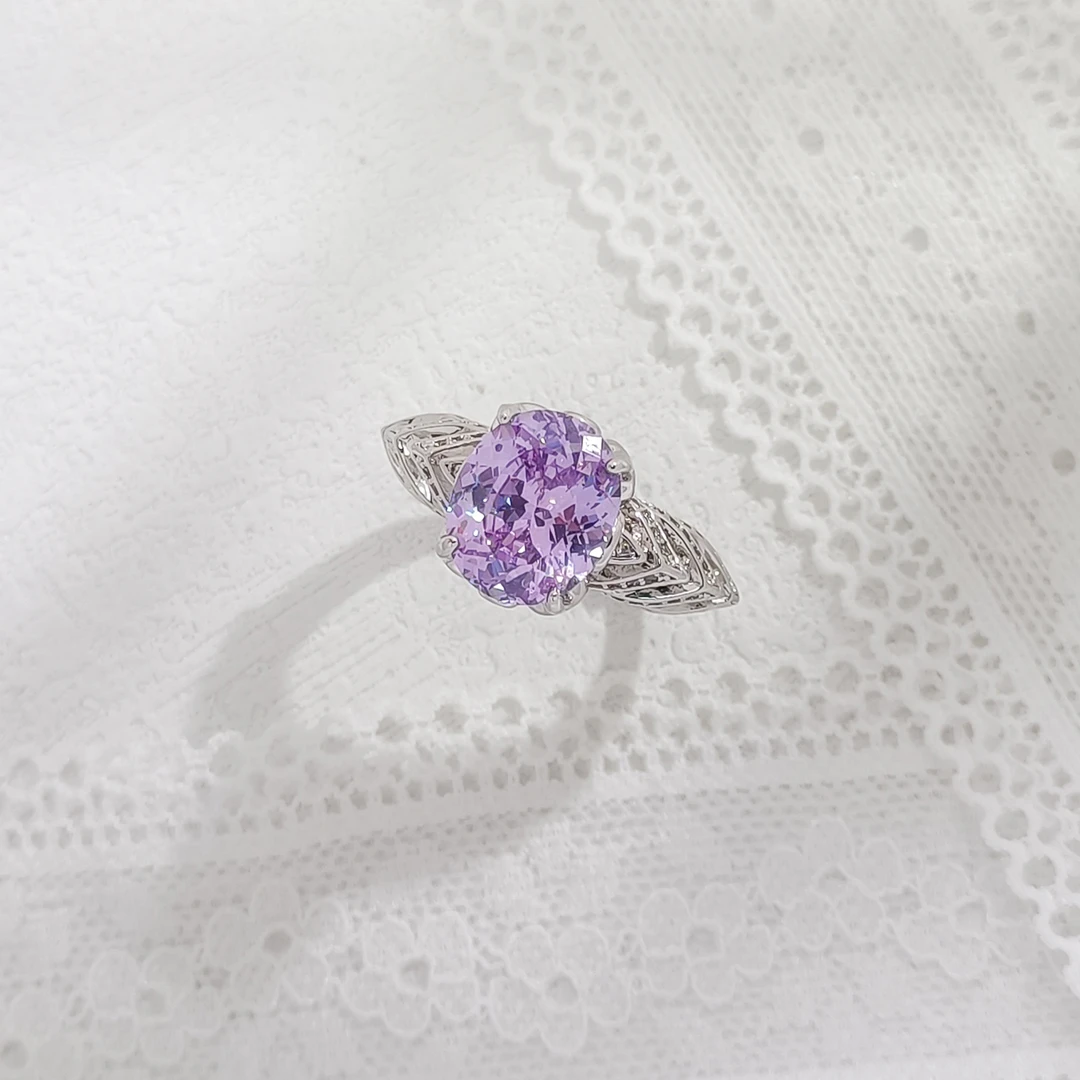 铜合金合成锆石戒指 FXLM-54262  戒指欧美时尚精致气质简约百搭