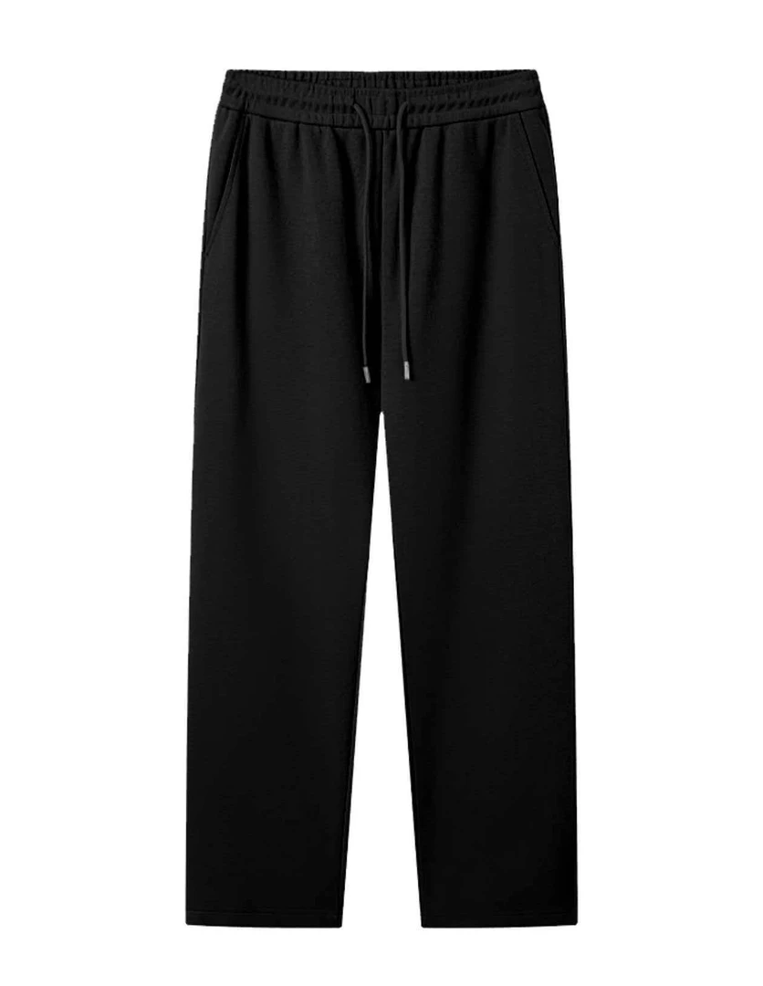 【72号脏脏裤】微弹力简约情侣抽绳直筒长裤休闲裤021