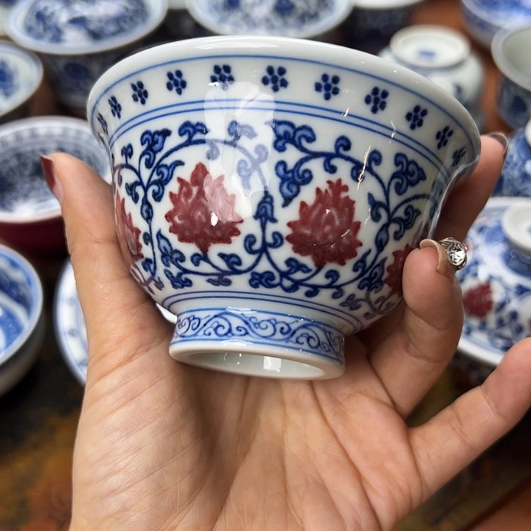 杯神**静景德镇手绘主人杯