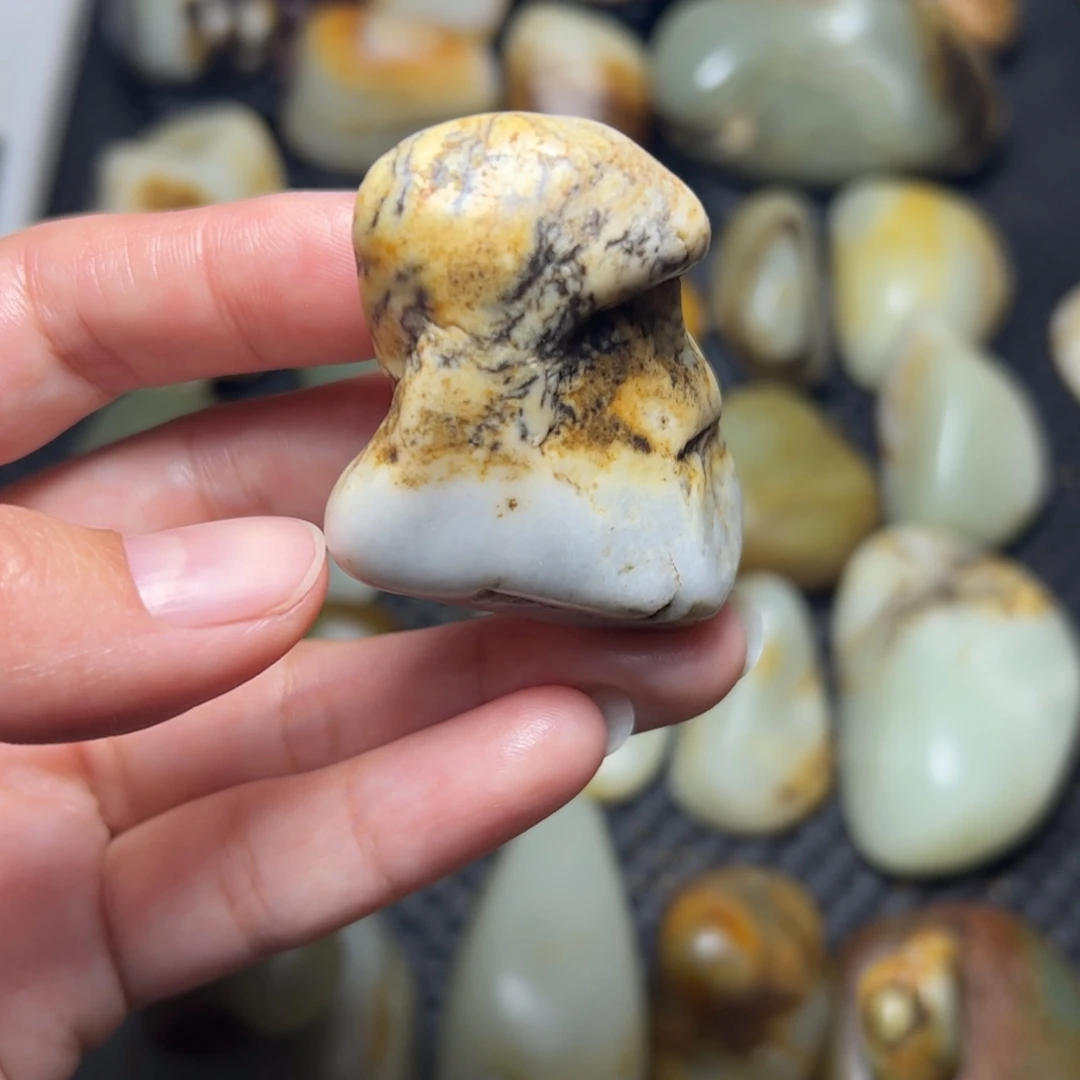 和田玉未镶嵌挂件21