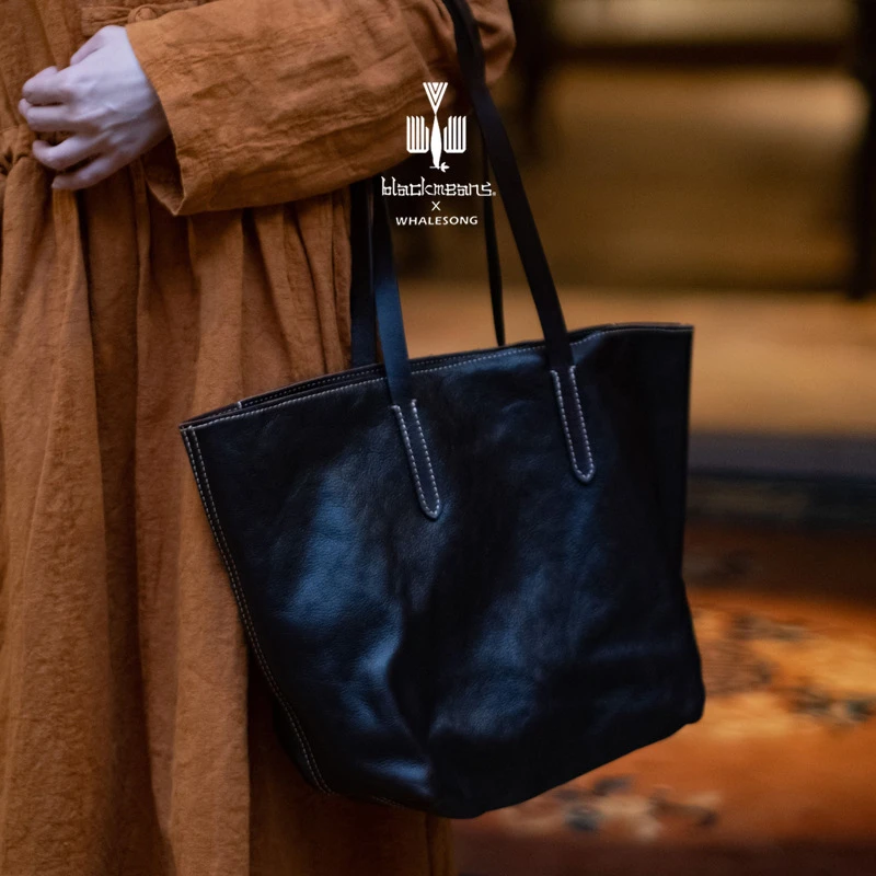 真裘真皮女包2025新款通勤大容量托特包小众春季大容量女托特包