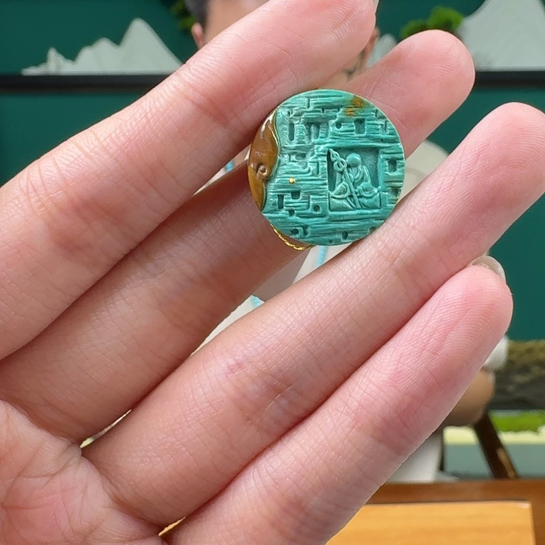 绿松石未镶嵌珠宝奇石