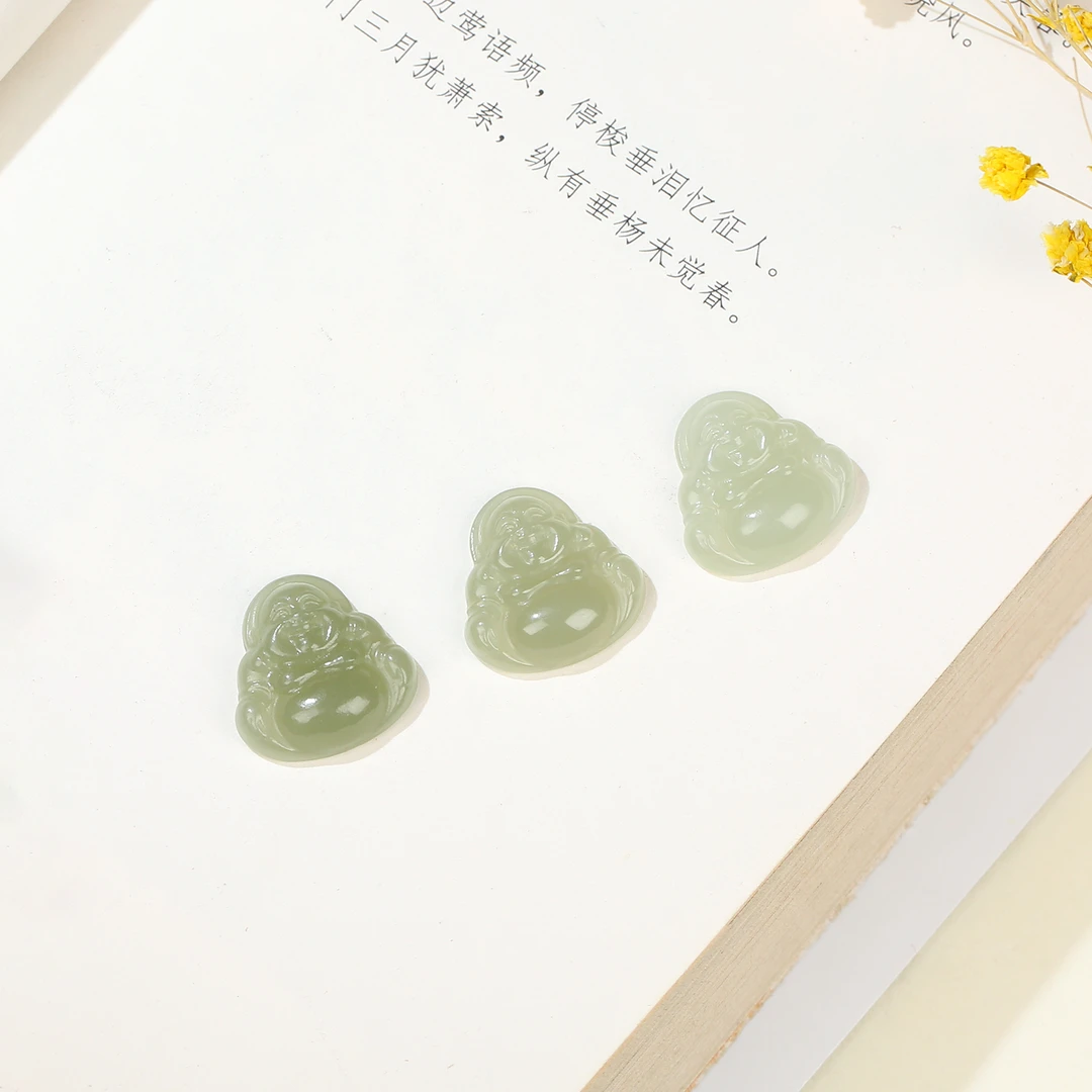 【麦子家族秋季特惠】天然和田玉佛公挂件百搭多样性发1 G0878