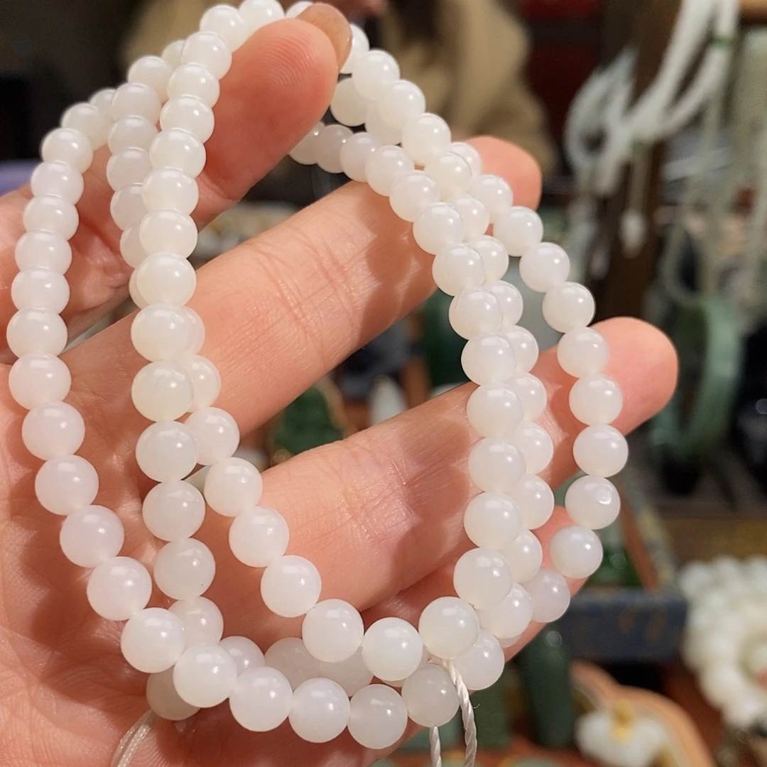 和田玉未镶嵌项链