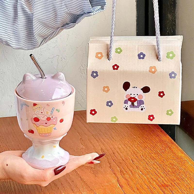 ins可爱猫咪水杯高颜值蛋糕马克杯送女生生日礼物闺蜜实用伴手礼