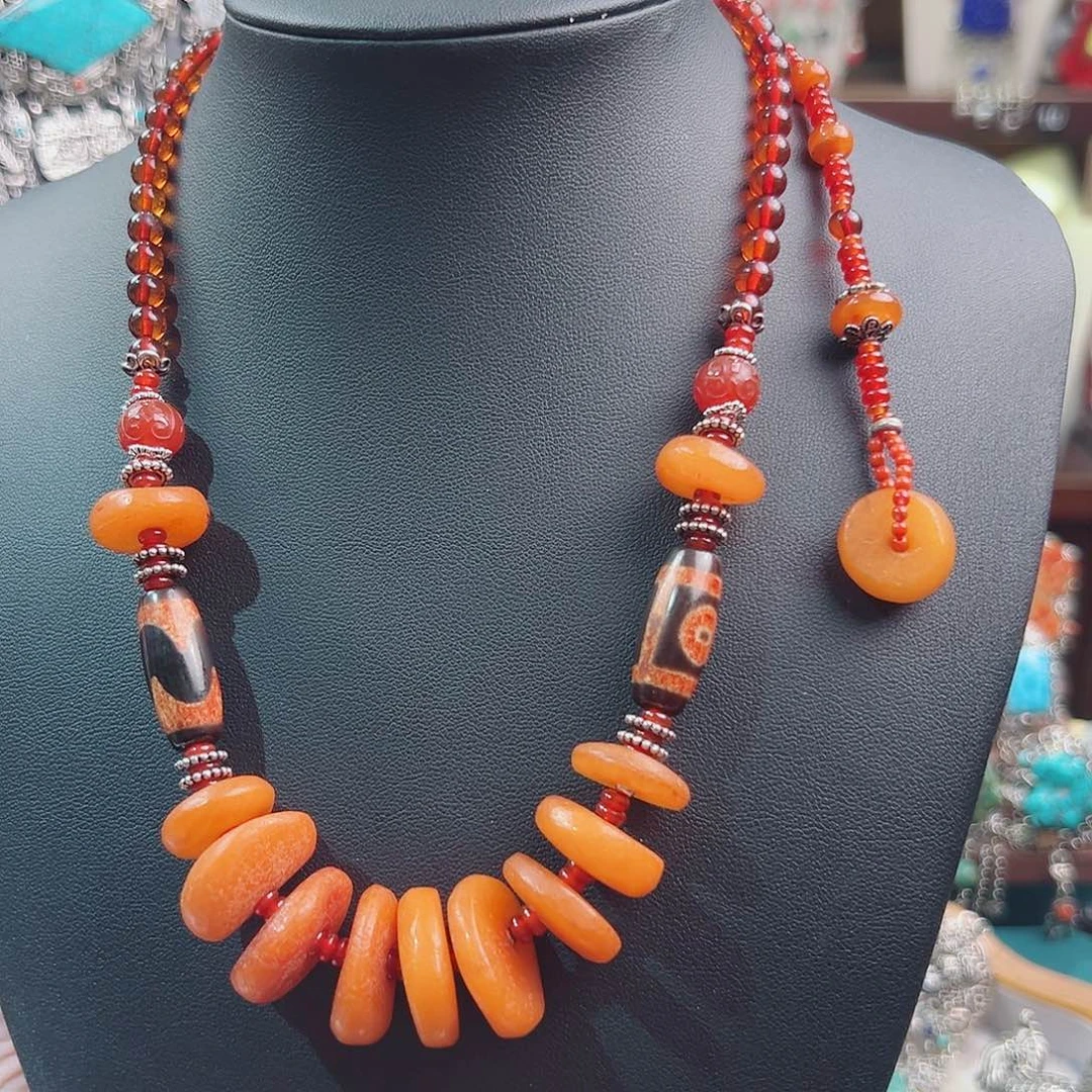 925银珐琅锦象原创设计项链