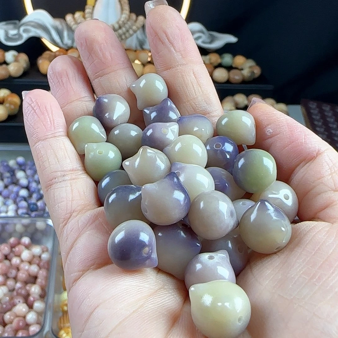 菩提根/象牙果手串卡12紫苏猫头22颗