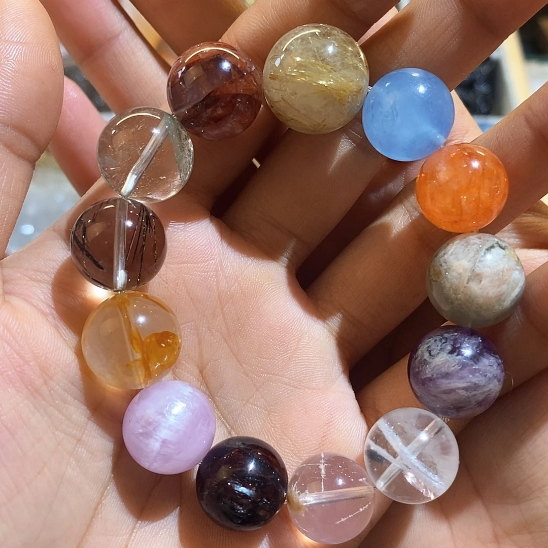 水晶颈饰未镶嵌水晶手串