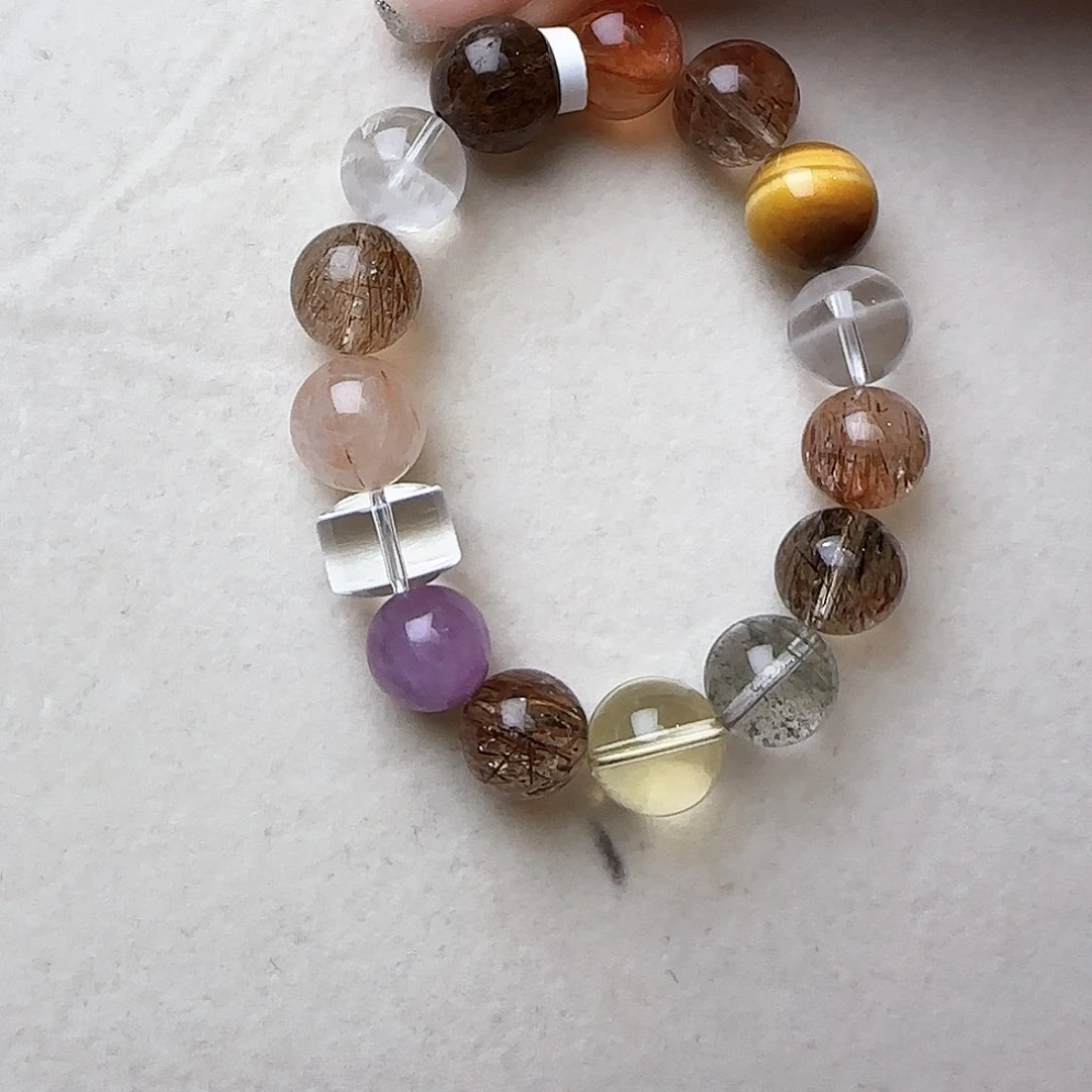 水晶手链未镶嵌大气上档次