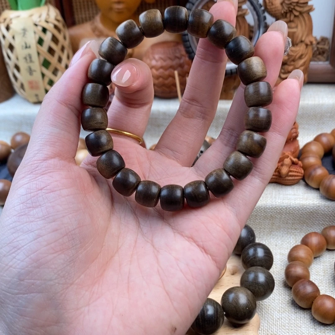 檀香木手串/手链印度正区迈索尔，老山檀香，奶香10.11