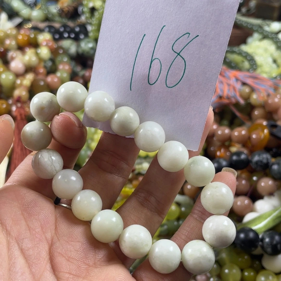 未镶嵌蛇纹石玉手链