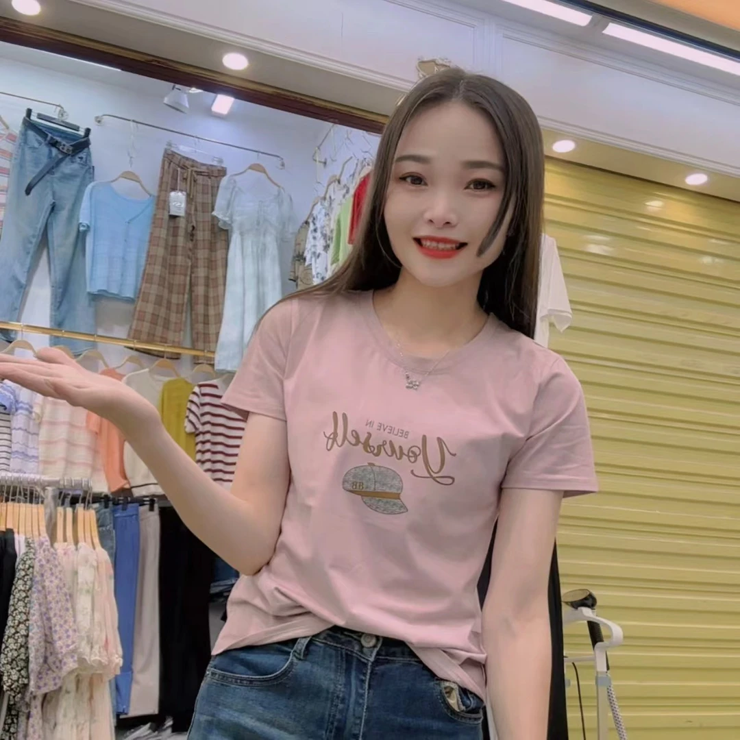 《兴宁霞姐批发服饰》时尚百搭减龄T恤