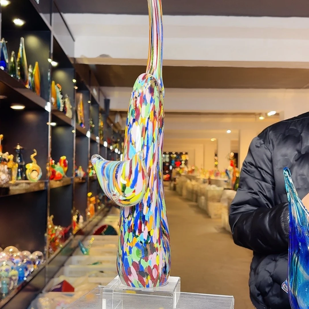 摆件琉璃花开了吗我