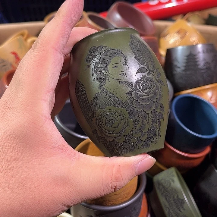 茶杯紫砂全手工紫砂主人杯